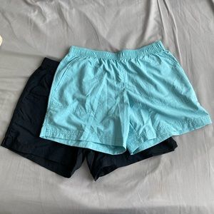 TWO pairs Columbia shorts